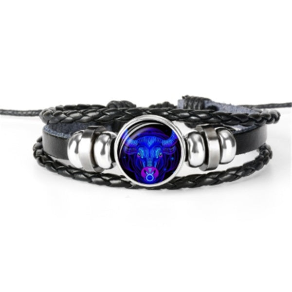 Zodiac Constellation Braided Bracelet – Adjustable Astrology Jewelry - zenton