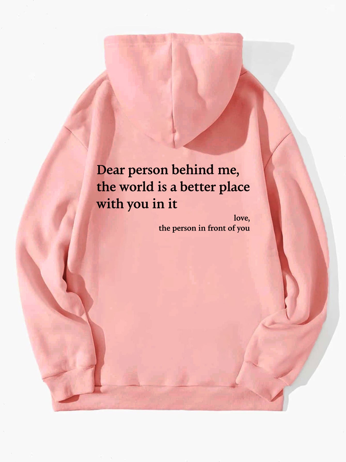 Dear Person Behind Me Hoodie – Plush Unisex Pullover - zenton
