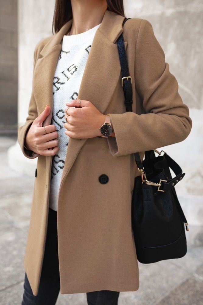 Women’s Slim Fit Coat – Stylish Lightweight Outerwear - zenton