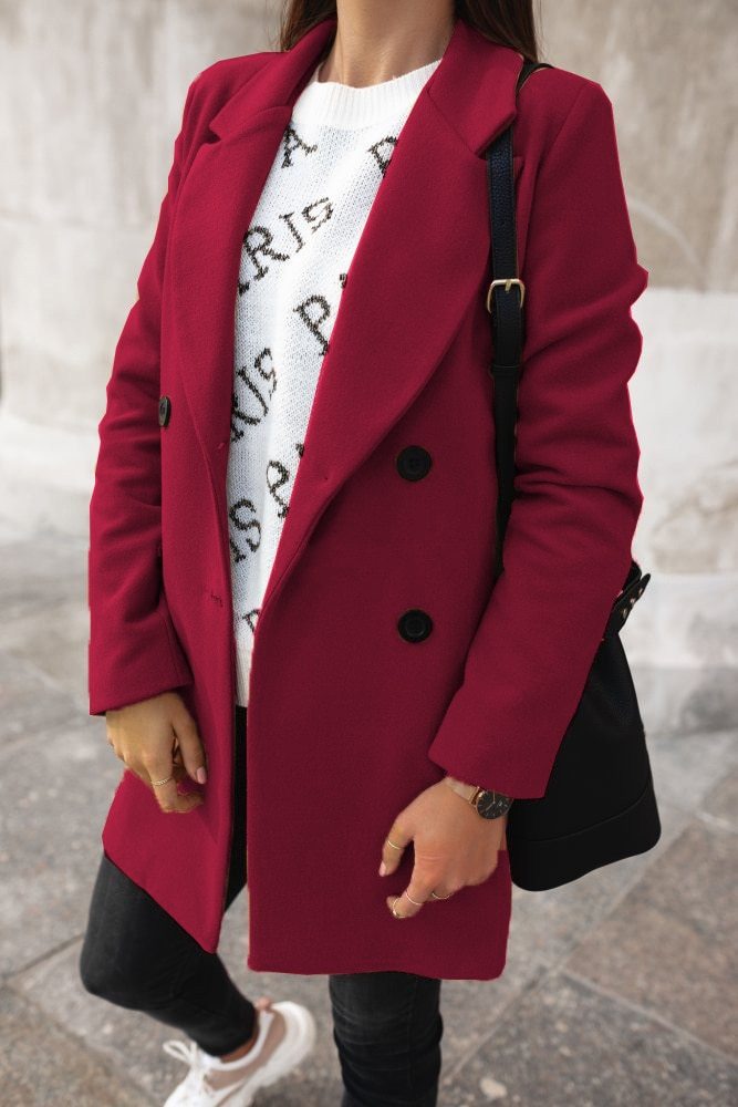 Women’s Slim Fit Coat – Stylish Lightweight Outerwear - zenton