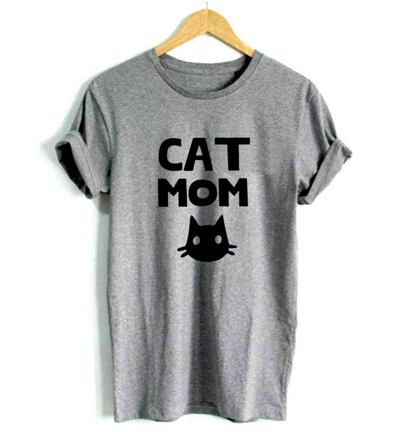 Cat Mom T-Shirt – Cute Graphic Tee for Pet Lovers - zenton