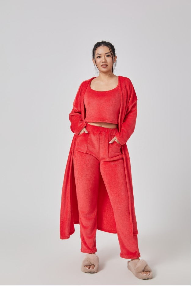 Cozy Pajama 3-Piece Set Women - zenton