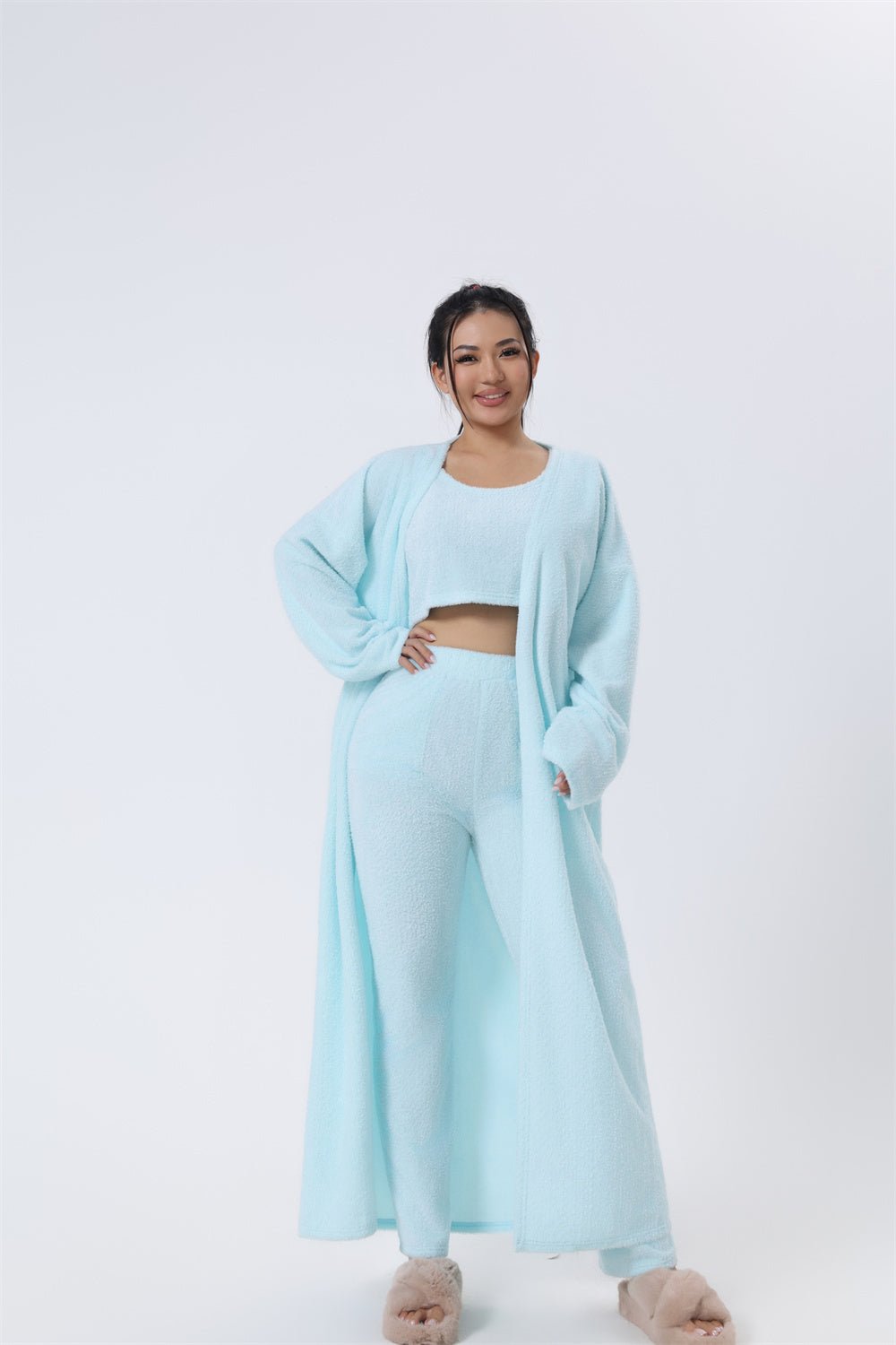 Cozy Pajama 3-Piece Set Women - zenton