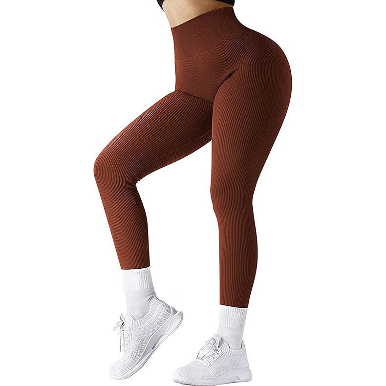 High Waist Seamless Leggings Tight Yoga Pants - zenton
