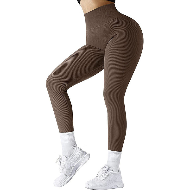 High Waist Seamless Leggings Tight Yoga Pants - zenton