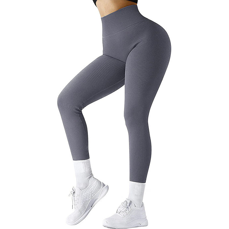 High Waist Seamless Leggings Tight Yoga Pants - zenton