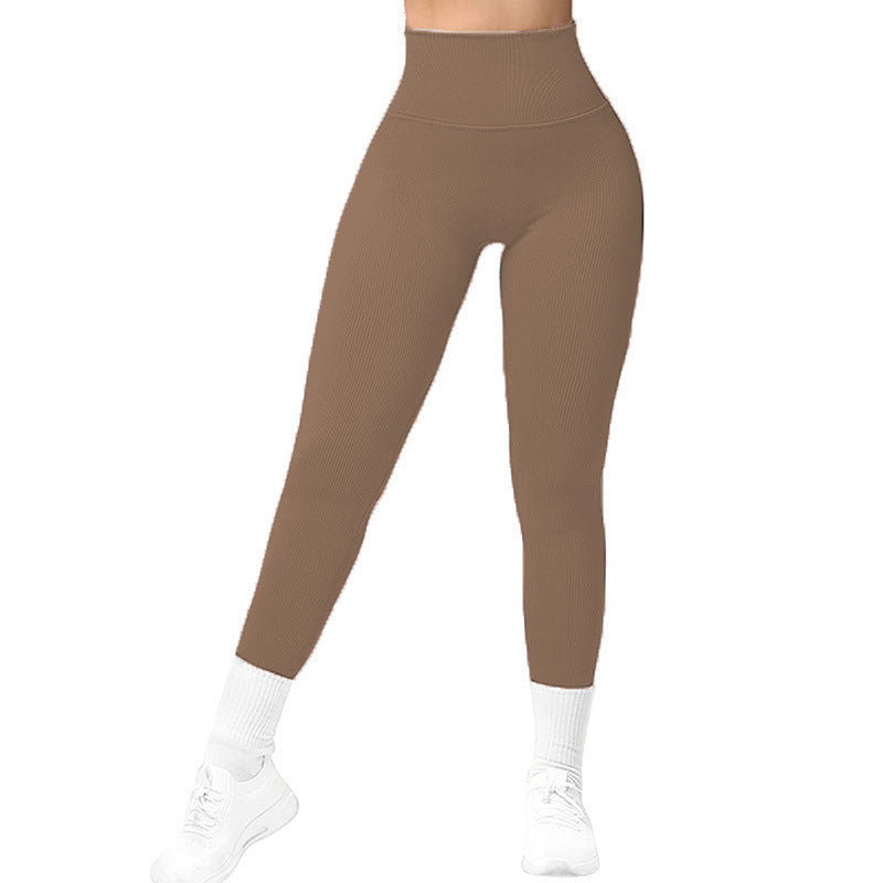 High Waist Seamless Leggings Tight Yoga Pants - zenton