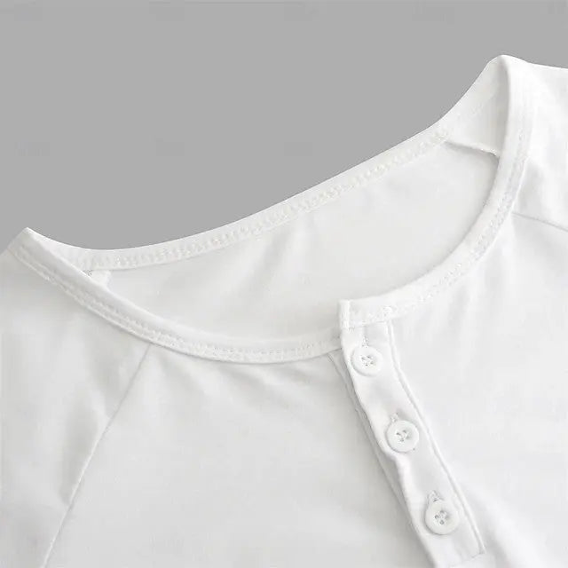 Men’s Henry Collar Long Sleeve Bottoming T-Shirt - zenton