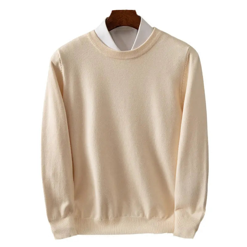 Men’s Round Neck Pullover – Casual Everyday Shirt - zenton