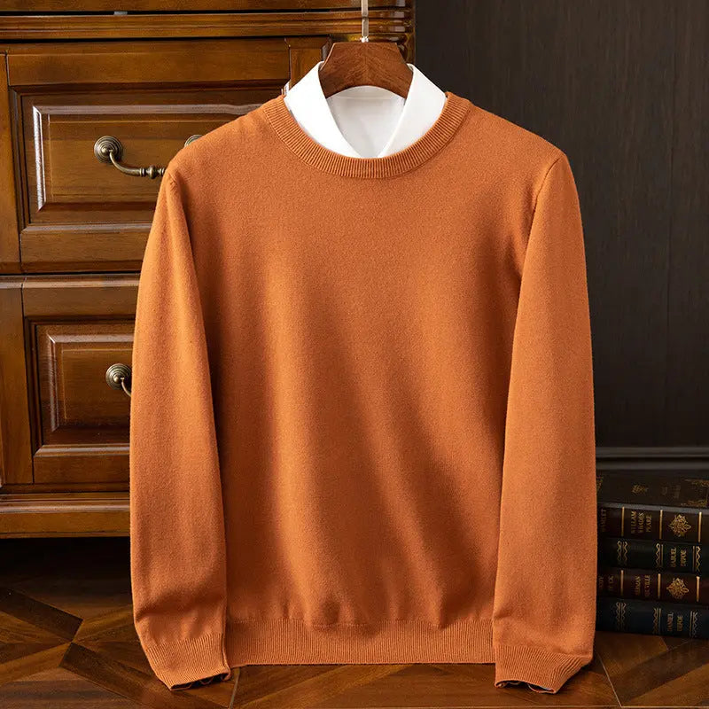 Men’s Round Neck Pullover – Casual Everyday Shirt - zenton