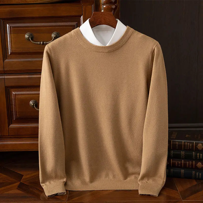 Men’s Round Neck Pullover – Casual Everyday Shirt - zenton