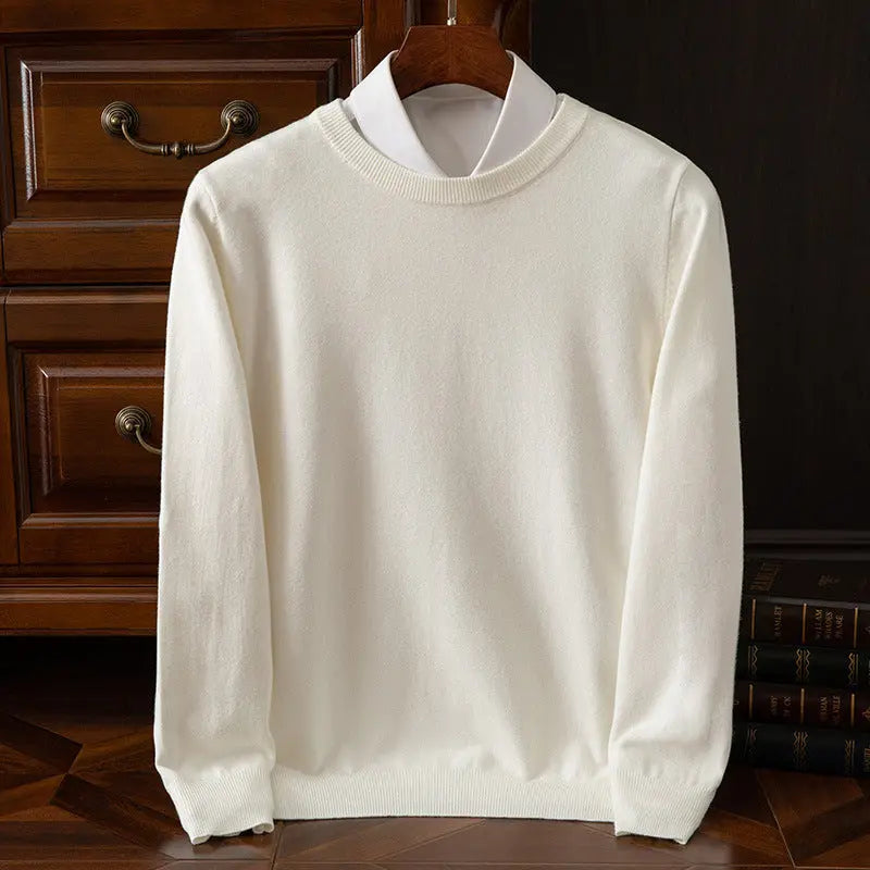 Men’s Round Neck Pullover – Casual Everyday Shirt - zenton