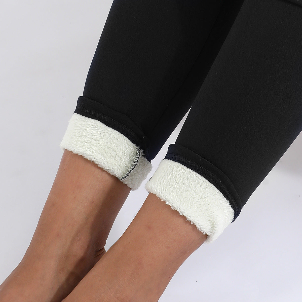 Warm Winter Leggings – Thick High Stretch Cashmere Pants - zenton