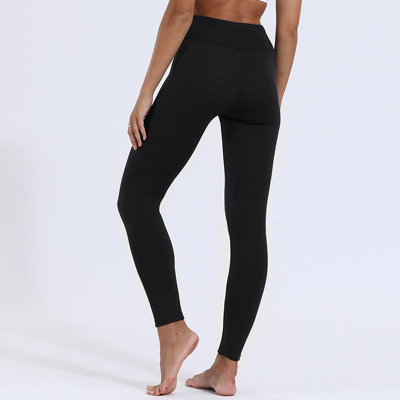 Warm Winter Leggings – Thick High Stretch Cashmere Pants - zenton