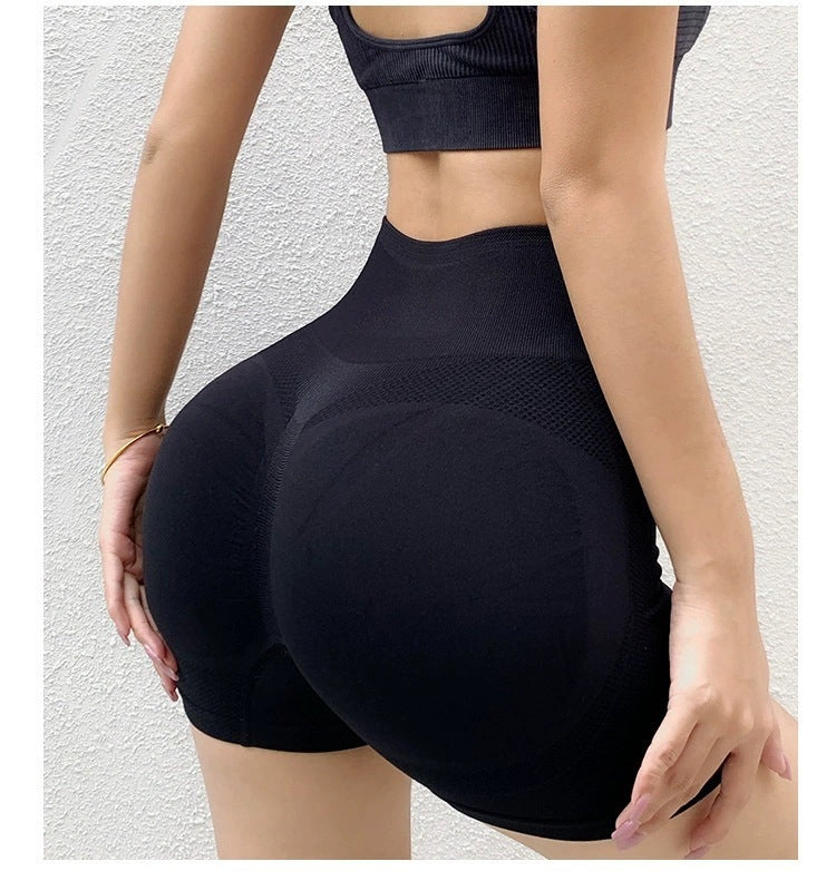 Women’s Seamless butt lifting Fitness Shorts – High Waist Yoga & Gym Leggings - zenton
