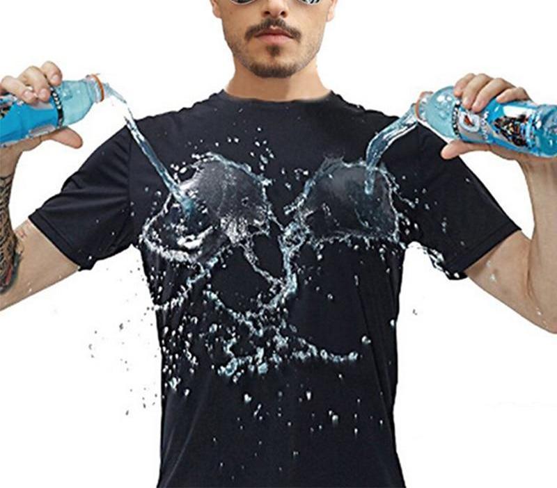 Quick-Dry Waterproof Couple’s Half Sleeve T-Shirt - zenton