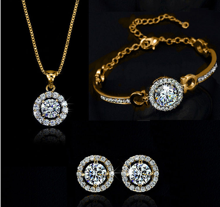 Alloy Set-Diamond Jewels Jewelry Set - zenton
