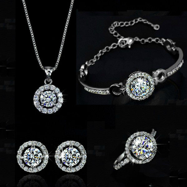 Alloy Set-Diamond Jewels Jewelry Set - zenton