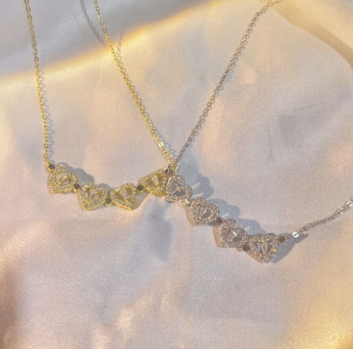 Retro Magnetic Heart Pendant – Four Leaf Clover Necklace - zenton