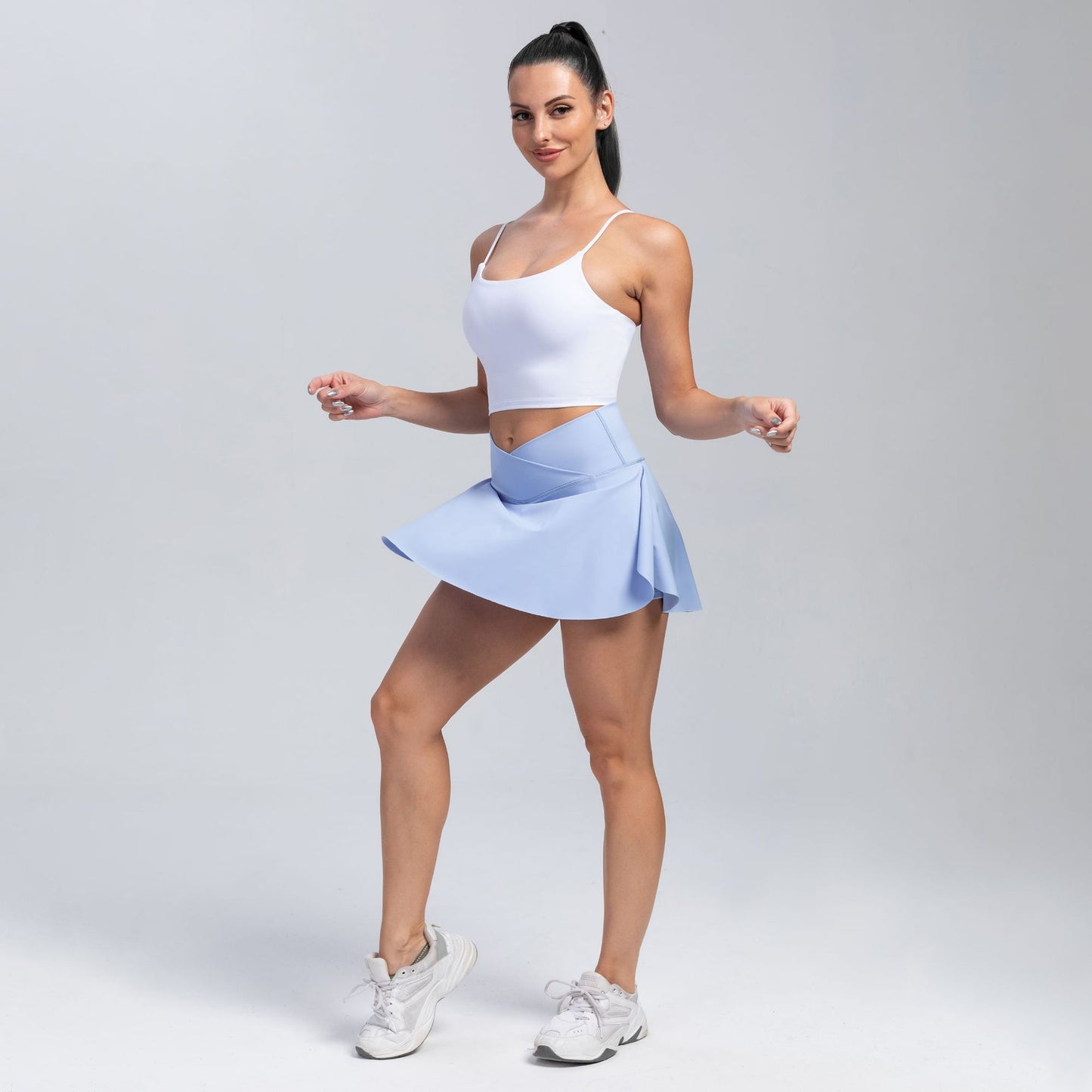 Women’s Yoga Shorts – High Waist Stretch Workout Shorts - zenton