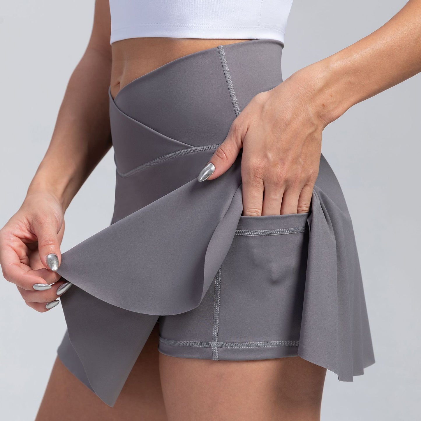 Women’s Yoga Shorts – High Waist Stretch Workout Shorts - zenton