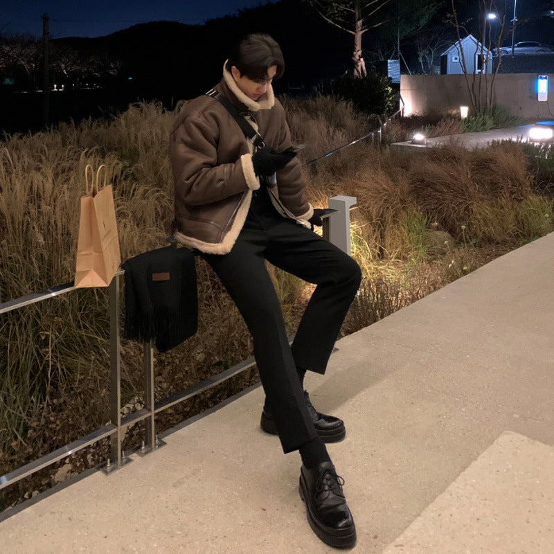 Men’s Korean-Style Winter Coat – Loose, Warm & Stylish 1