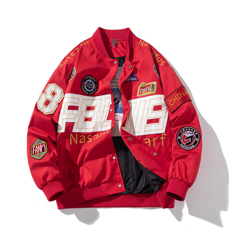 Couple’s American Motorcycle Baseball Jacket – Autumn/Winter 1
