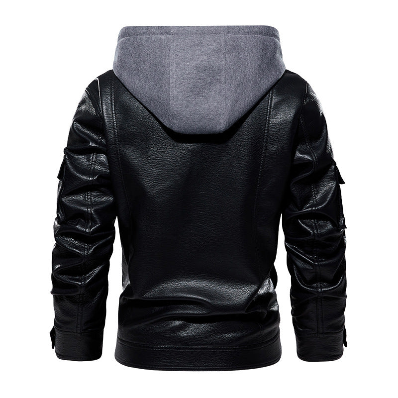 Men’s Leather Coat – Fashionable & Warm, US Sizes 1