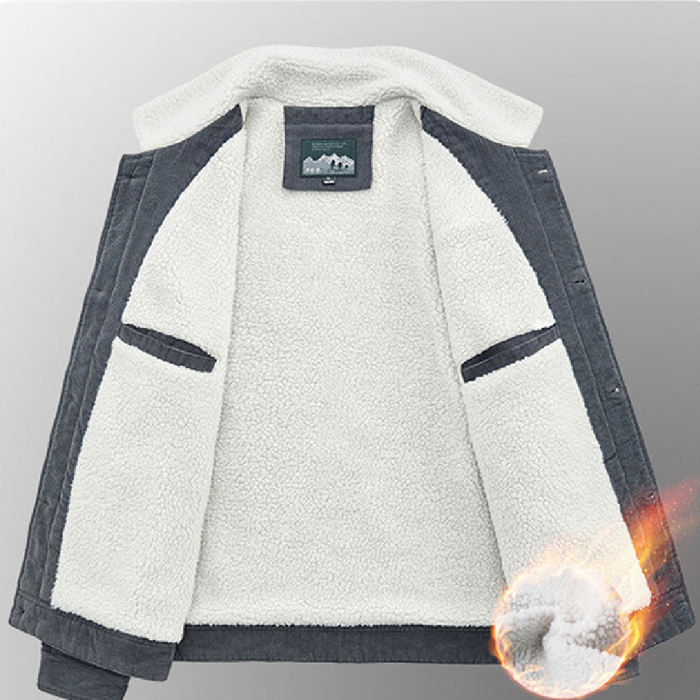 Men’s Retro Corduroy Jacket – Classic Casual Fashion 1