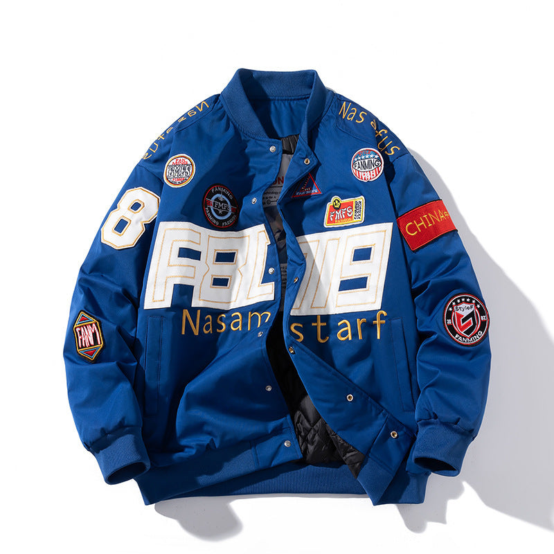 Couple’s American Motorcycle Baseball Jacket – Autumn/Winter 1