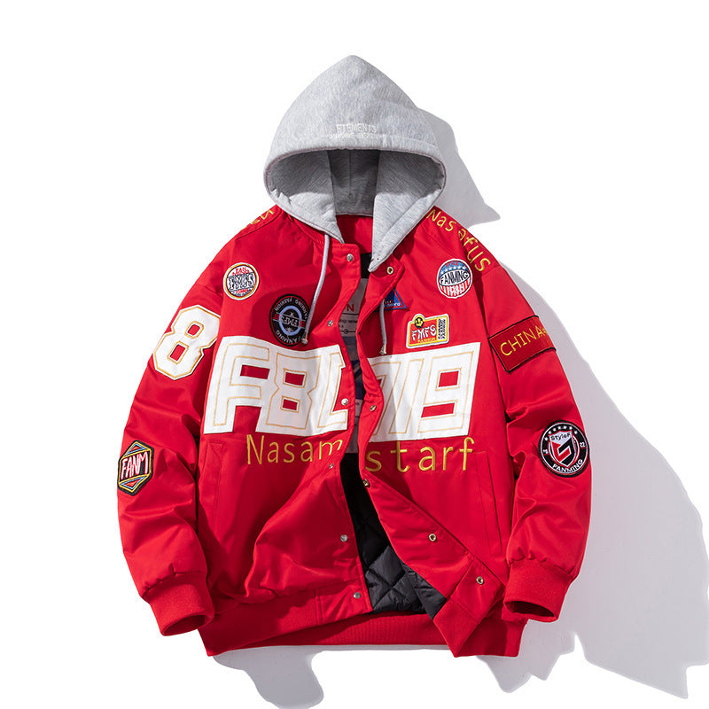 Couple’s American Motorcycle Baseball Jacket – Autumn/Winter 1