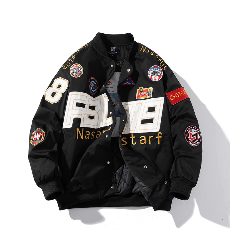 Couple’s American Motorcycle Baseball Jacket – Autumn/Winter 1