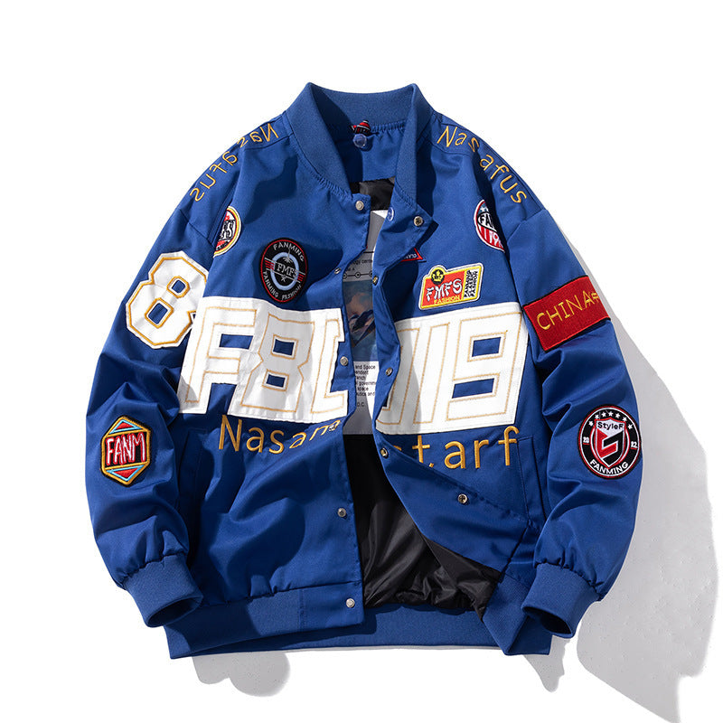 Couple’s American Motorcycle Baseball Jacket – Autumn/Winter 1