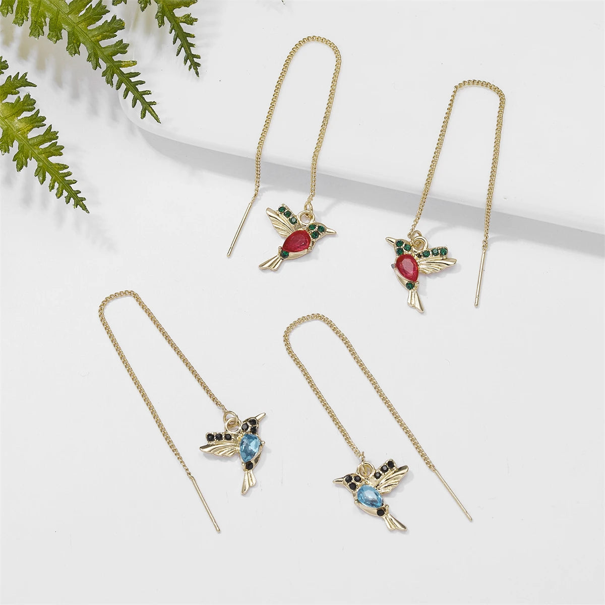 Little Bird Drop Earrings – Trendy Artificial Jewellery Set - zenton