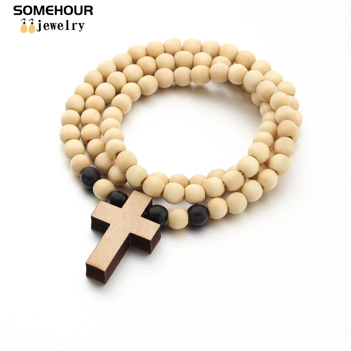 Vintage Cross Pendant Necklace & Bracelet – Unisex Jewels - zenton