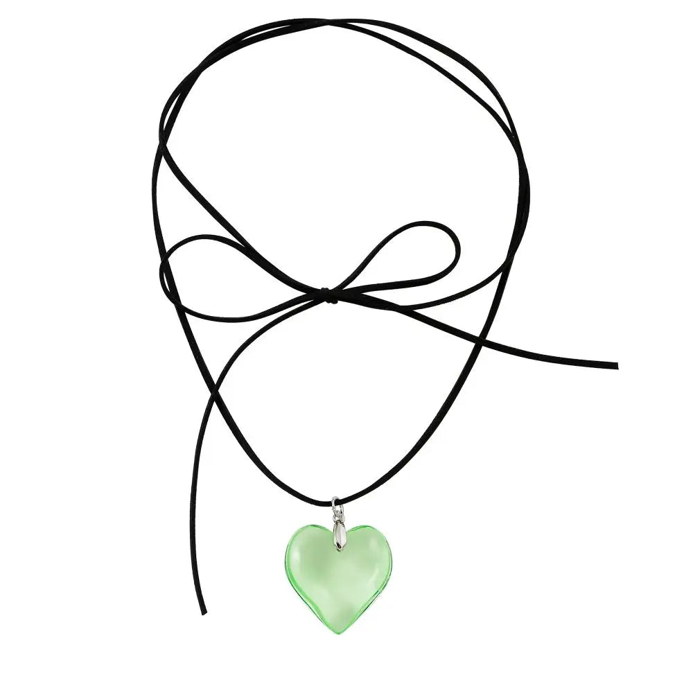 Elegant Love Heart Pendant – Bridal & Artificial Jewellery Set - zenton