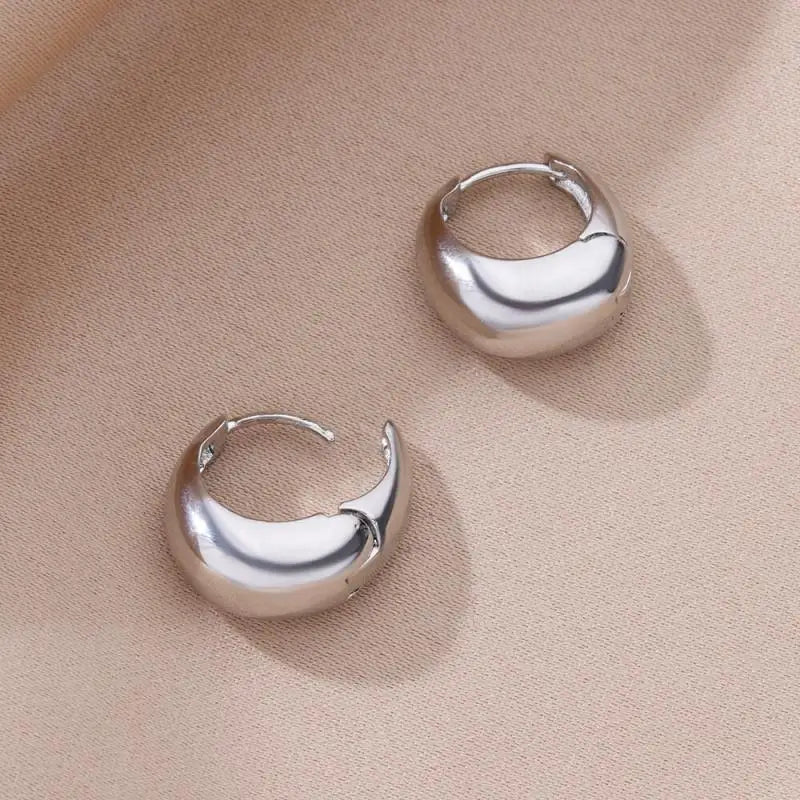 Vintage Gold Stainless Steel Earrings – Women’s Jewels - zenton
