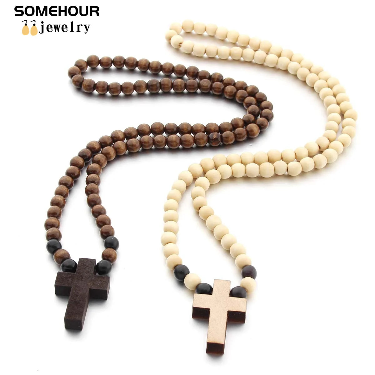 Vintage Cross Pendant Necklace & Bracelet – Unisex Jewels - zenton
