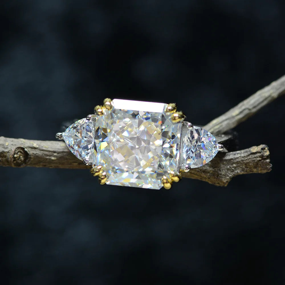 925 Silver Paraiba Emerald Tourmaline Jewel Ring - zenton