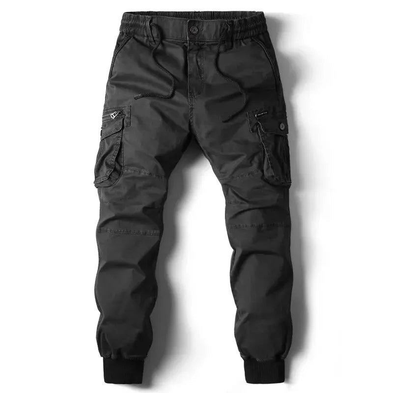 Cargo Pants Men Jogging Casual Pants Cotton Full Length Tactical Military Pants Trousers zenton