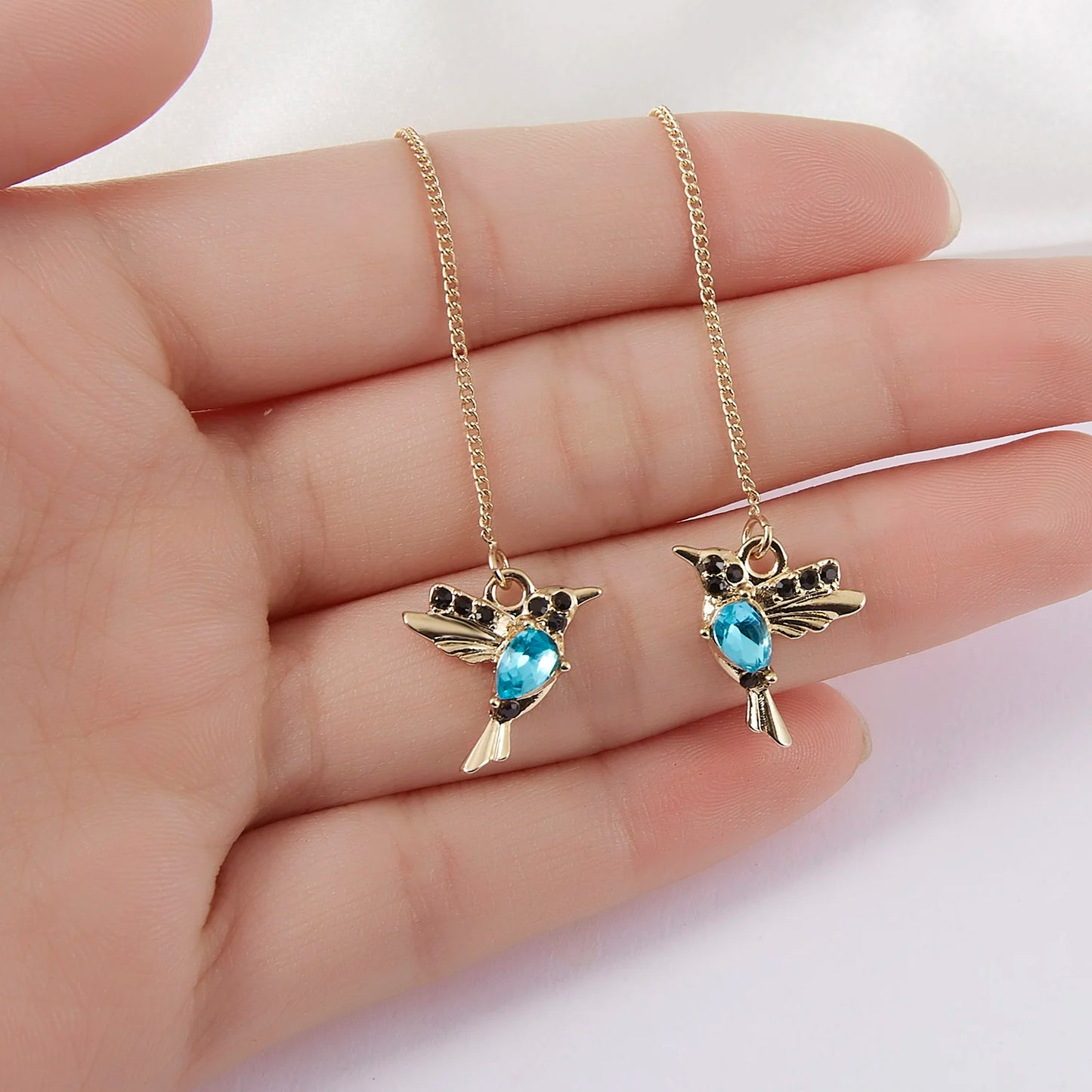Little Bird Drop Earrings – Trendy Artificial Jewellery Set - zenton