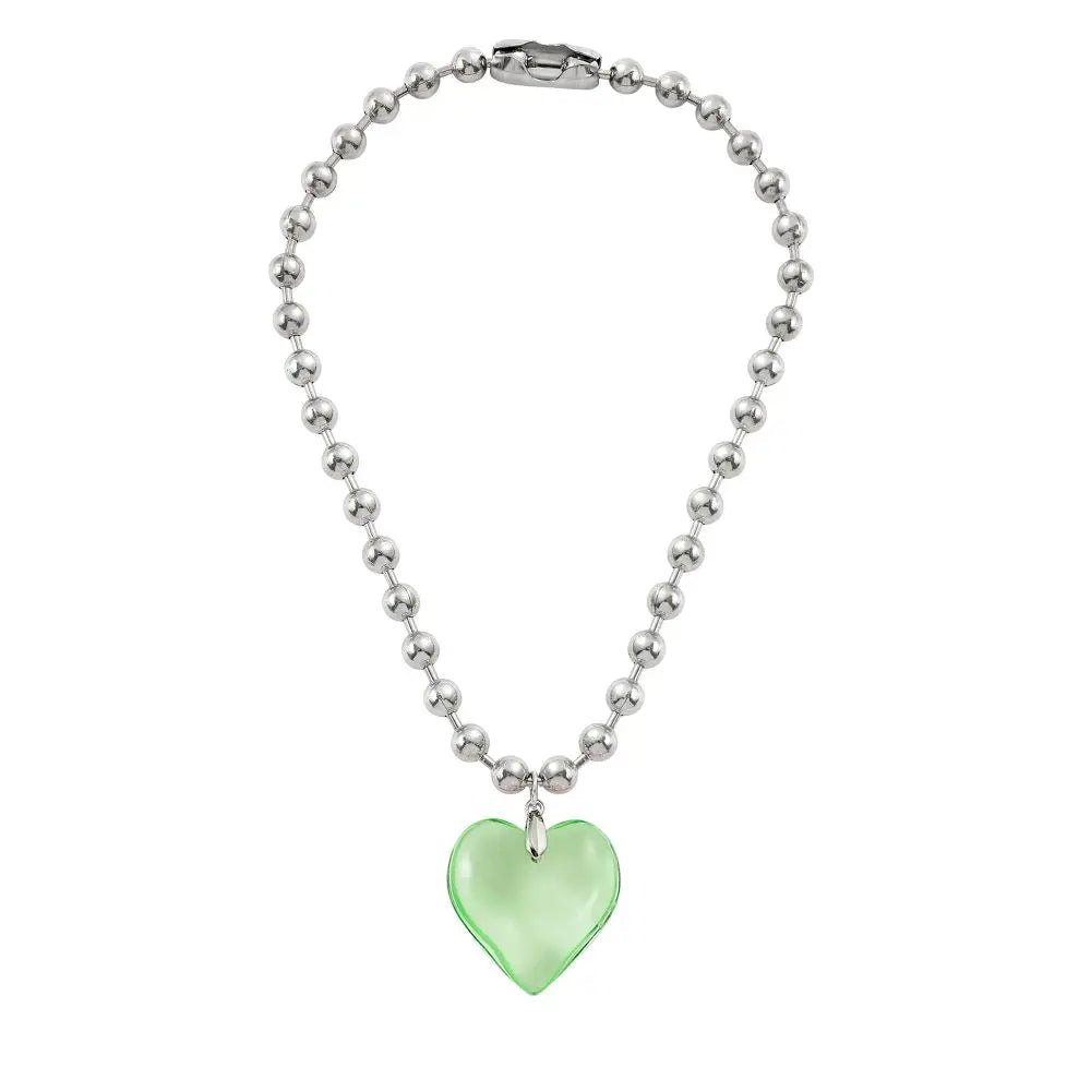 Elegant Love Heart Pendant – Bridal & Artificial Jewellery Set - zenton