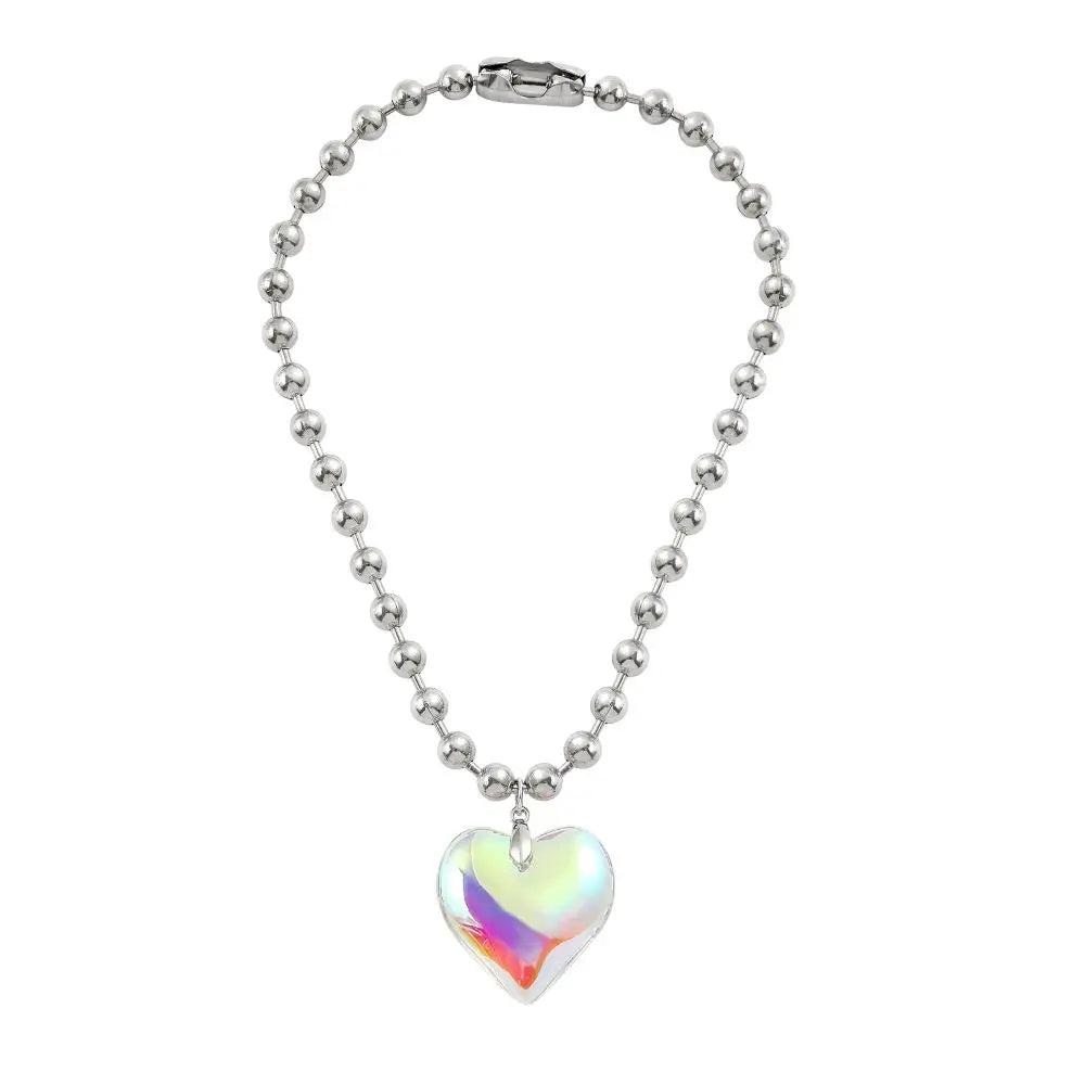 Elegant Love Heart Pendant – Bridal & Artificial Jewellery Set - zenton