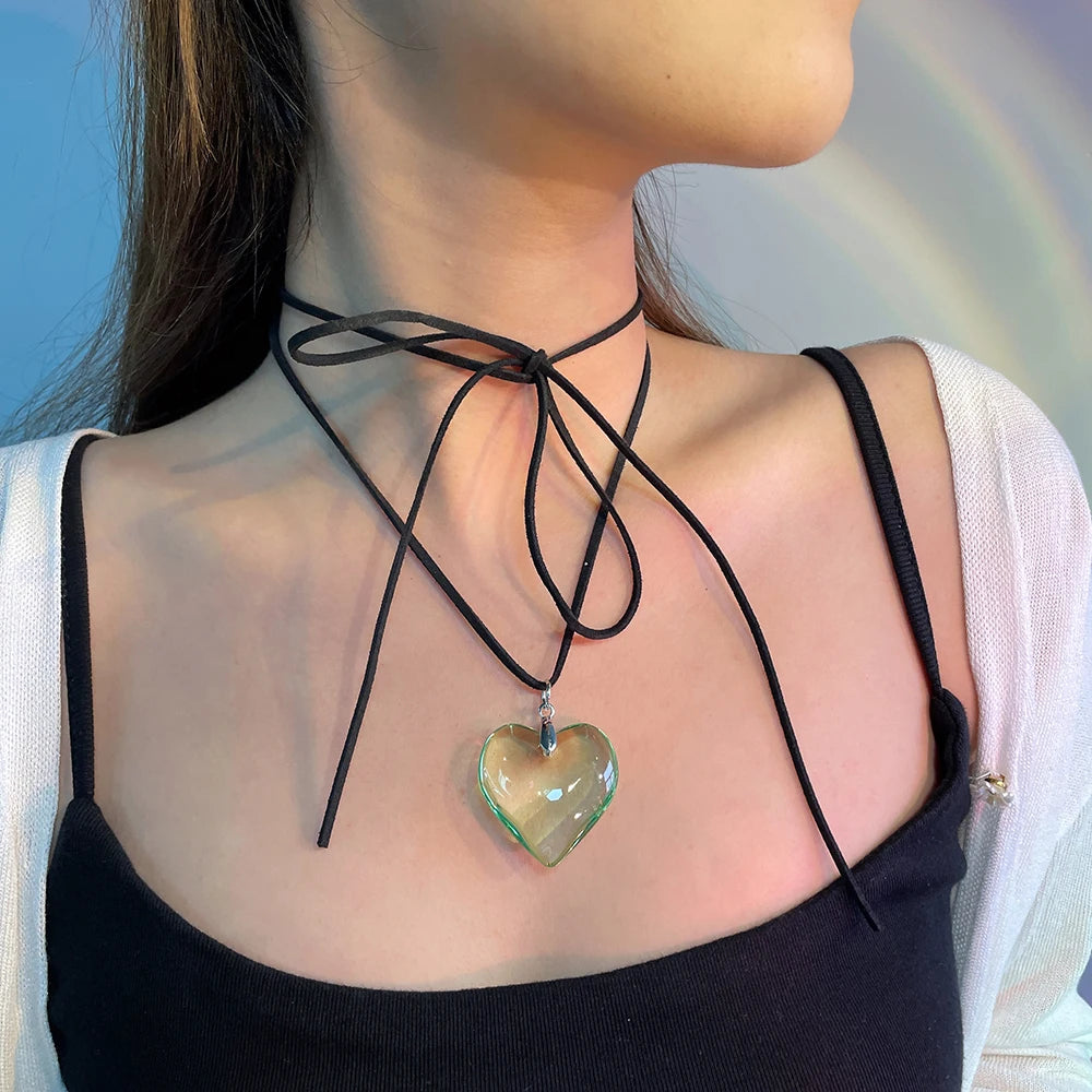 Elegant Love Heart Pendant – Bridal & Artificial Jewellery Set - zenton