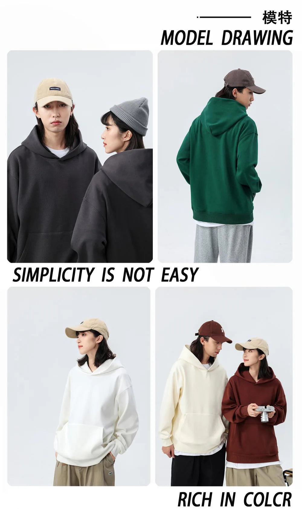 Heavy Weight Cotton Aura Hoodie – Stylish Winter Apparel zenton