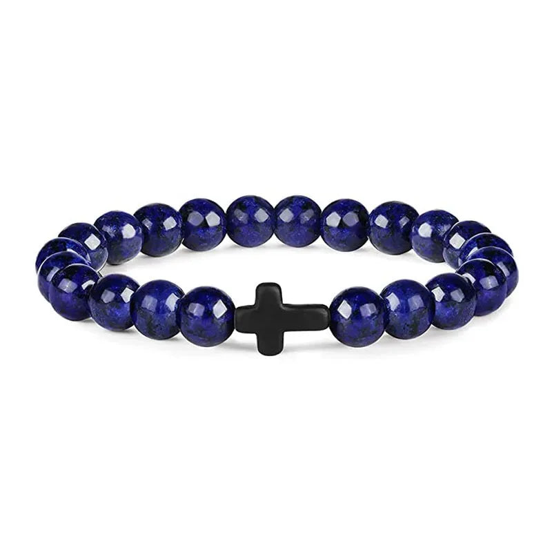 Rosary Bead Bracelet – Onyx & Hematite Prayer Jewels - zenton