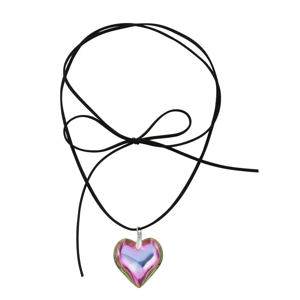 Elegant Love Heart Pendant – Bridal & Artificial Jewellery Set - zenton