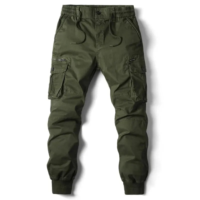 Cargo Pants Men Jogging Casual Pants Cotton Full Length Tactical Military Pants Trousers zenton