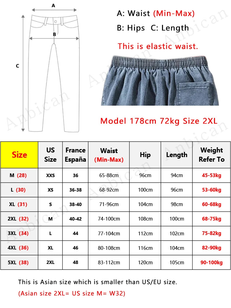 Men’s Black & Blue Cargo Jogger Jeans – Baggy Streetwear Denim - zenton