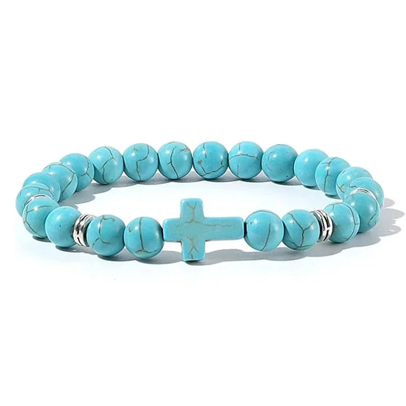 Rosary Bead Bracelet – Onyx & Hematite Prayer Jewels - zenton